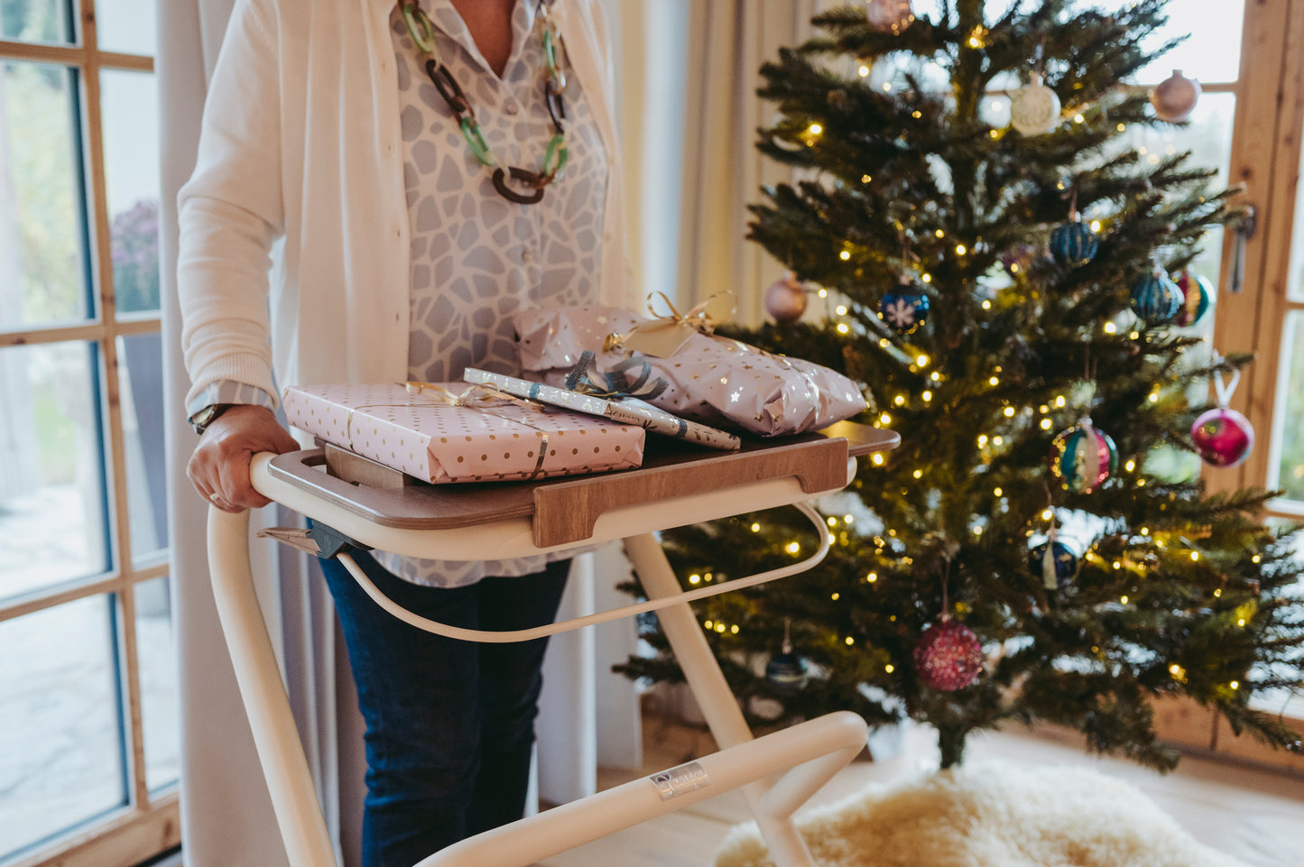 Premium Indoor Rollator Tray