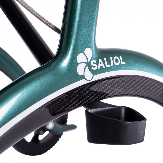 Saljol Carbon Fibre rollator with Drag Brakes
