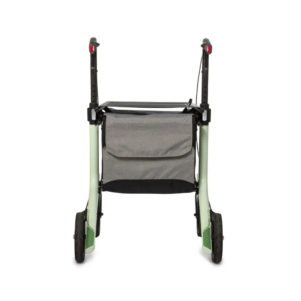 Rollz Air carbon rollator in mint green, front view