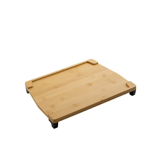 The bamboo Rollz Air and Rollz Flow tray shown on its own