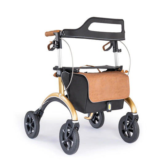 Saljol Carbon Fibre rollator with Drag Brakes